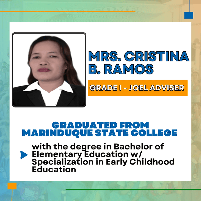 Mrs. Cristina B. Ramos